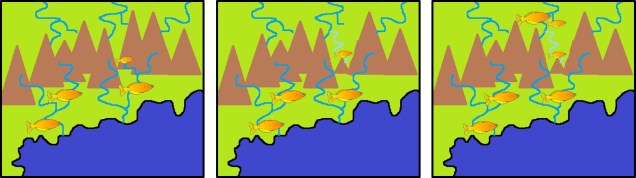 River capture figure